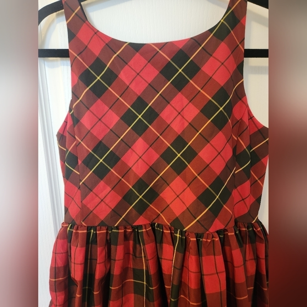 Ralph Lauren Girls Plaid Dress Size 16 - Picture 3 of 10
